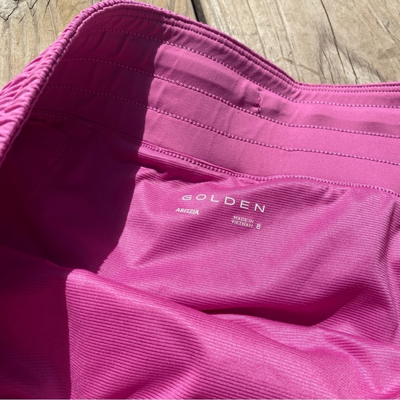 Aritzia MoveTech Legacy Lo-Rise Shorts Womens Size 8 Pink Golden - Picture 4 of 8